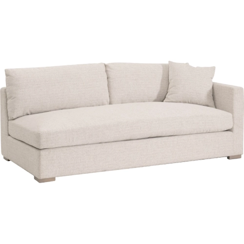 Newport Outdoor Modular Sectional Unit Right Track Arm Sofa in Sand Fabric 6730-2S1RA.LSSND